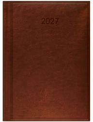 Щоденник 2027 Brunnen Стандарт Torino Metallic коричневий А5