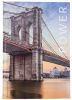 Книга записна А4 Axent Bridge в клітинку
