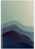 Книга записна А4 Axent Waves в клітинку