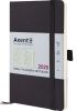 Еженедельник датированный 2026 Axent Partner Soft Skin черный А5