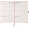 Еженедельник датированный 2026 Axent Partner Muse Soft розовый А5