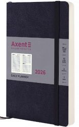 Щоденник датований Axent Partner Soft Skin чорний