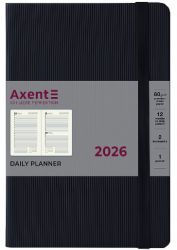 Ежедневник датированный Axent Partner Lines черный