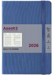 Ежедневник датированный  Axent Partner Lines голубой