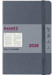 Ежедневник датированный  Axent Partner Strong серый