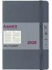 Ежедневник датированный 2026 Axent Partner Strong A5 серый