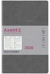 Ежедневник датированный  Axent Partner City Soft серый