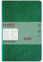 Ежедневник датированный Axent Partner Muse Soft зеленый