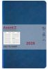 Ежедневник датированный 2026 Axent Partner Muse Soft A5 синий