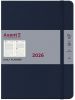 Ежедневник датированный 2026 Axent Grand Strong A4 синий