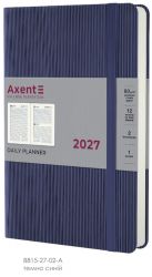 Щоденник датований  Axent Partner Lines темно-синій