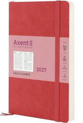 Ежедневник датированный Axent Partner Soft Skin красный