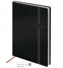 Щоденник 2027 Brunnen Стандарт Soft Carbon чорний А5