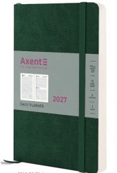 Ежедневник датированный Axent Partner Soft Skin зеленый