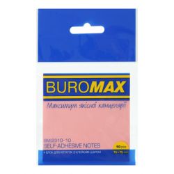 Стікер пластиковий Buromax 75x75мм, 50л 