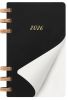 Еженедельник Moleskine 2026 SPIRAL  средний мягкий черный