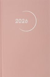 Ежедневник датированный 2026 Buromax MADAM A5 светло - розовый