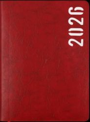 Щоденник датований 2026 Buromax MIND A5 червоний