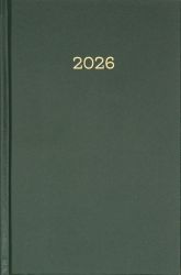 Ежедневник датированный 2026 Buromax SIMPLE A5 зеленый