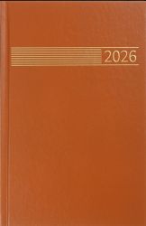 Ежедневник датированный 2026 Buromax TIME А5 коричневый