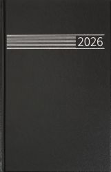 Ежедневник датированный 2026 Buromax TIME А5 черный