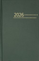 Ежедневник датированный 2026 Buromax ZEST A5 зеленый