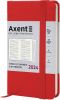 Еженедельник датированный 2024 Axent Pocket Strong красный А6