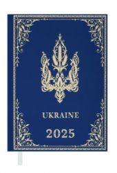Щоденник датований Buromax UKRAINE А5 блакитний
