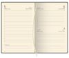 Ежедневник датированный 2024 Poligrafist Nebraska коричневый А5 с кремовым блоком