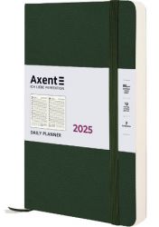 Щоденник датований  Axent Partner Soft Skin зелений