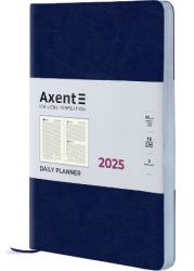 Ежедневник датированный 2025 Axent Partner City Soft синий