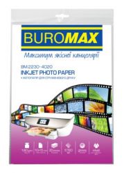 Фотопапір глянсовий А4, 180 г/м2, 20л. Buromax