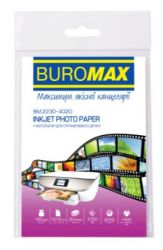 Фотобумага глянцевая 10х15 см, 180 г/м2, 20л. Buromax