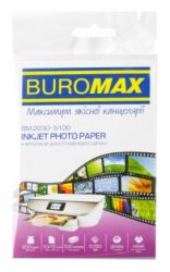 Фотопапір глянцевий 10х15 см, 200 г/м2, 100ар. Buromax