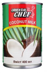 Кокосове молоко Oriental Chef, 400 мл 14% 