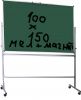 Дошка магнітно-крейдяна Ukrboards обертова на колесах 100х150 см  