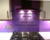 Доска магнитно-маркерная стеклянная 60х80 см фиолетовая