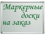 Маркерные и магнитные брендированные стеклянные доски на заказ