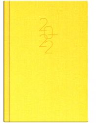 Ежедневник 2022 Brunnen Стандарт Tweed желтый