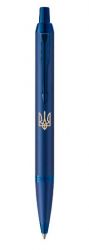 Ручка кулькова Parker IM PROFESSIONALS UKRAINE MONOCHROME BLUE BP ТРИЗУБ
