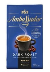 Кофе молотый Ambassador Dark Roast, 225г