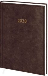 Щоденник датований  Macanet А5 коричневий