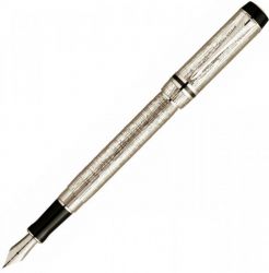 Ручка parker із золотим пером срібна