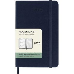 Щотижневик Moleskine великий сапфір в твердій обкладинці