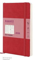 Ежедневник датированный Axent Partner Soft Skin красный