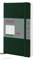 Щоденник датований  Axent Partner Soft Skin зелений