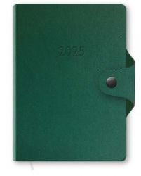Щоденник кишеньковий Рoligrafist Twill зелений А6 на кнопці