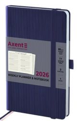 Еженедельник датированный Axent Partner Lines темно-синий
