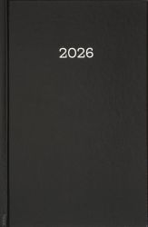 Ежедневник датированный 2026 Buromax SIMPLE A5 черный