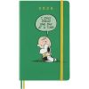 Щоденник Moleskine 2026 Peanuts середній в твердій обкладинці